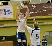 Tinklinio rungtynių akimirka