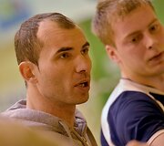 Tinklinio rungtynių akimirka