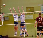 Tinklinio rungtynių akimirka