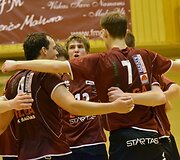 Tinklinio rungtynių akimirka