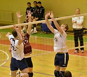 Tinklinio rungtynių akimirka