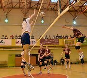 Tinklinio rungtynių akimirka