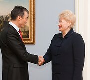 Andersas Foghas Rasmussenas ir Dalia Grybauskaitė
