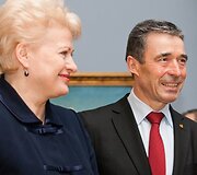 Dalia Grybauskaitė ir Andersas Foghas Rasmussenas