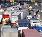 Sunkvežimių vairuotojų streikas Italijoje