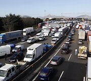 Sunkvežimių vairuotojų streikas Italijoje