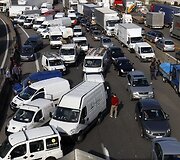 Sunkvežimių vairuotojų streikas Italijoje