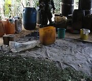 Karys kokaino laboratorijoje