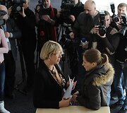 Laima Janu&scaron;onytė ir Donata Rim&scaron;aitė