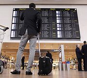 Žmonės Zaventem oro uoste