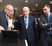 Andrius Kubilius ir Gintaras Steponavičius (de&scaron;inėje)