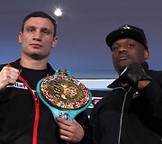 Vitalijus Kličko ir Dereckas Chisora