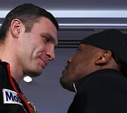 Vitalijus Kličko ir Dereckas Chisora