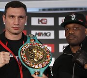Vitalijus Kličko ir Dereckas Chisora