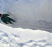Sniegas Rumunijoje