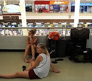 Oro uoste įstrigę &bdquo;Air Australia&ldquo; klientai 