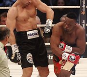Vitalijus Klyčko ir Dereckas Chisora