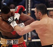 Vitalijus Klyčko ir Dereckas Chisora
