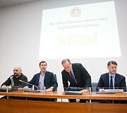 Taksi dispečerinės pristatymo akimirka