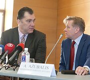 Arvydas Sabonis ir Audronius Ažubalis