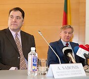 Arvydas Sabonis ir Audronius Ažubalis