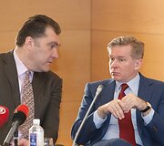 Arvydas Sabonis ir Audronius Ažubalis