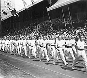1912-ųjų vasaros olimpinių žaidynių atidarymo ceremonijos akimirka