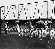 Anglijos gimnastų pasirodymas