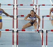 Natallia Dobrynska, Jessica Ennis ir Ekaterina Bolshova