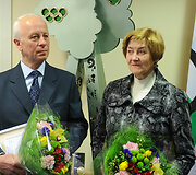 Apdovanojimų akimirka
