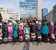 Prano Ma&scaron;ioto pradinės mokyklos mokinių folkloro ansamblis