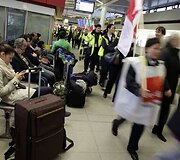 Oro uosto darbuotojų streikas Vokietijoje