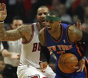 Carlosas Boozeris ir Carmelo Anthony