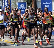 Bostono maratono akimirka