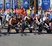 Bostono maratono akimirka