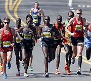 Bostono maratono akimirka