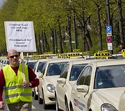 Taksi vairuotojų streikas