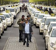Taksi vairuotojų streikas