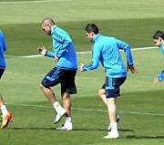 Madrido &bdquo;Real&ldquo; futbolininkų treniruotė