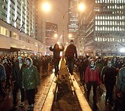 Studentų protestas Montrealyje 