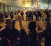 Studentų protestas Montrealyje 