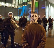 Studentų protestas Montrealyje 