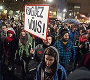 Studentų protestas Montrealyje 