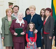 Motinos dienos minėjimas prezidentūroje