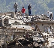 Tornado padariniai Tsukubos mieste