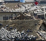 Tornado padariniai Tsukubos mieste