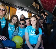 Studentai autobuse