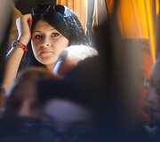 Studentai autobuse