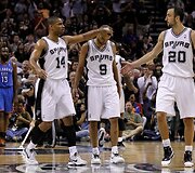 Gary Nealas, Tony Parkeris ir Manu Ginobili