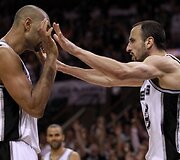 Timas Duncanas ir Manu Ginobili